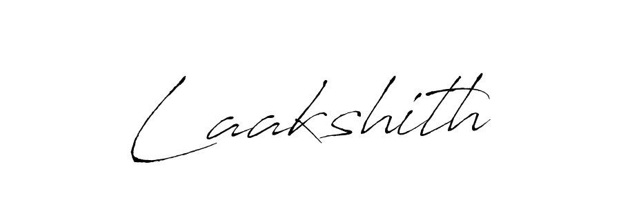 Use a signature maker to create a handwritten signature online. With this signature software, you can design (Antro_Vectra) your own signature for name Laakshith. Laakshith signature style 6 images and pictures png