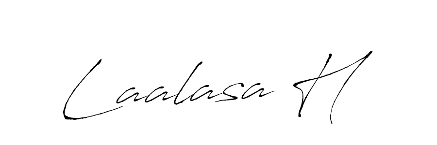 It looks lik you need a new signature style for name Laalasa H. Design unique handwritten (Antro_Vectra) signature with our free signature maker in just a few clicks. Laalasa H signature style 6 images and pictures png