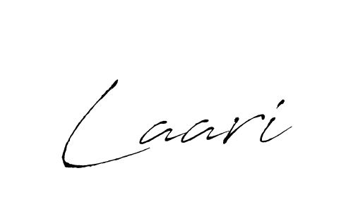 Use a signature maker to create a handwritten signature online. With this signature software, you can design (Antro_Vectra) your own signature for name Laari. Laari signature style 6 images and pictures png