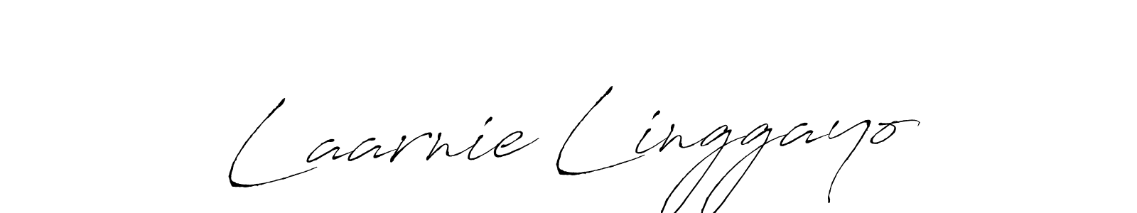 Make a beautiful signature design for name Laarnie Linggayo. With this signature (Antro_Vectra) style, you can create a handwritten signature for free. Laarnie Linggayo signature style 6 images and pictures png