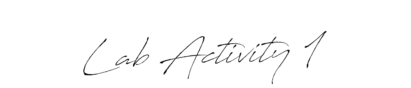 Similarly Antro_Vectra is the best handwritten signature design. Signature creator online .You can use it as an online autograph creator for name Lab Activity 1. Lab Activity 1 signature style 6 images and pictures png