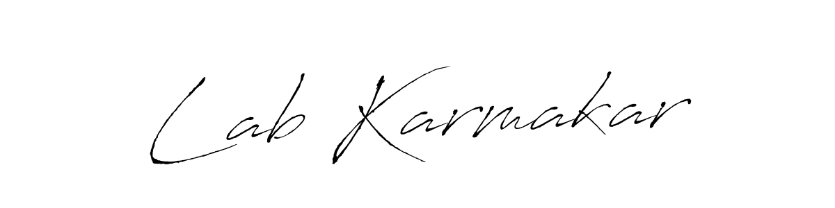 Also You can easily find your signature by using the search form. We will create Lab Karmakar name handwritten signature images for you free of cost using Antro_Vectra sign style. Lab Karmakar signature style 6 images and pictures png