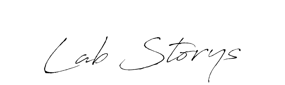 How to make Lab Storys name signature. Use Antro_Vectra style for creating short signs online. This is the latest handwritten sign. Lab Storys signature style 6 images and pictures png