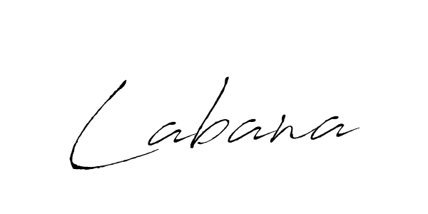 Make a beautiful signature design for name Labana. With this signature (Antro_Vectra) style, you can create a handwritten signature for free. Labana signature style 6 images and pictures png