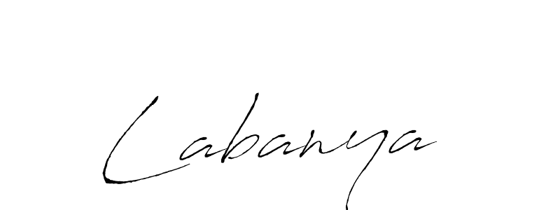 Use a signature maker to create a handwritten signature online. With this signature software, you can design (Antro_Vectra) your own signature for name Labanya . Labanya  signature style 6 images and pictures png