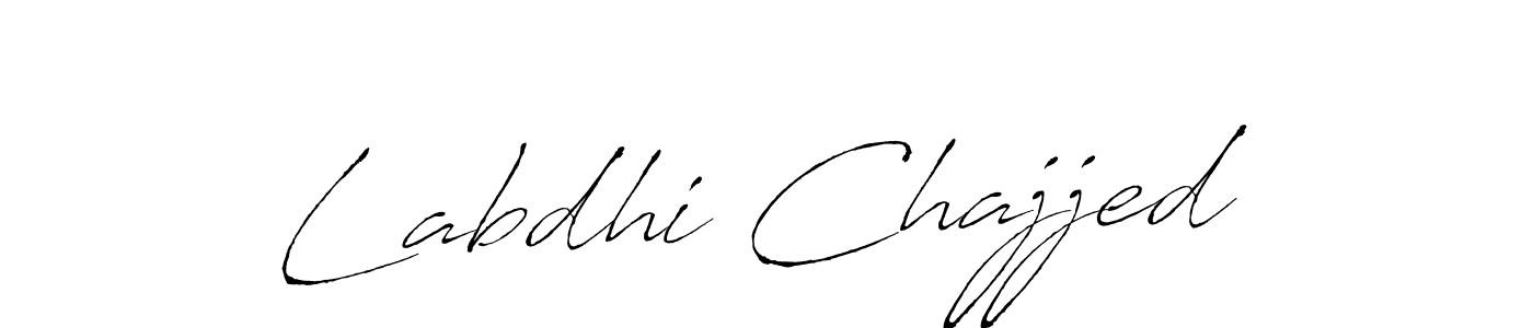 Labdhi Chajjed stylish signature style. Best Handwritten Sign (Antro_Vectra) for my name. Handwritten Signature Collection Ideas for my name Labdhi Chajjed. Labdhi Chajjed signature style 6 images and pictures png