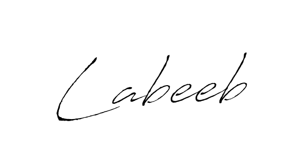 Use a signature maker to create a handwritten signature online. With this signature software, you can design (Antro_Vectra) your own signature for name Labeeb. Labeeb signature style 6 images and pictures png