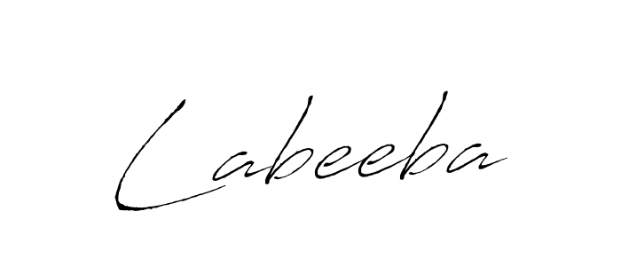 Antro_Vectra is a professional signature style that is perfect for those who want to add a touch of class to their signature. It is also a great choice for those who want to make their signature more unique. Get Labeeba name to fancy signature for free. Labeeba signature style 6 images and pictures png