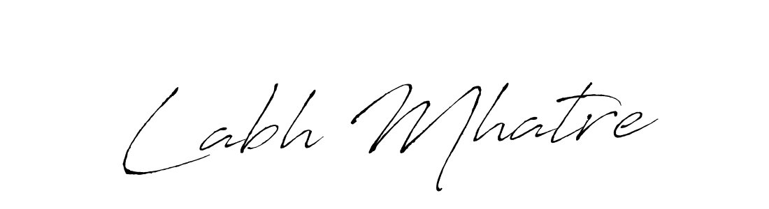 You should practise on your own different ways (Antro_Vectra) to write your name (Labh Mhatre) in signature. don't let someone else do it for you. Labh Mhatre signature style 6 images and pictures png