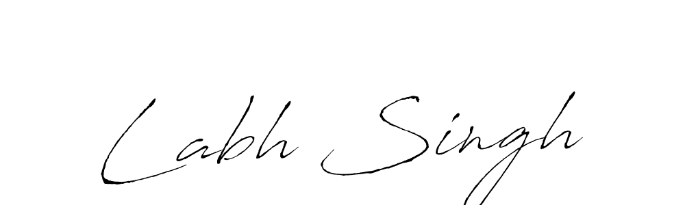 Design your own signature with our free online signature maker. With this signature software, you can create a handwritten (Antro_Vectra) signature for name Labh Singh. Labh Singh signature style 6 images and pictures png