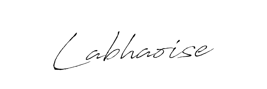 Use a signature maker to create a handwritten signature online. With this signature software, you can design (Antro_Vectra) your own signature for name Labhaoise. Labhaoise signature style 6 images and pictures png