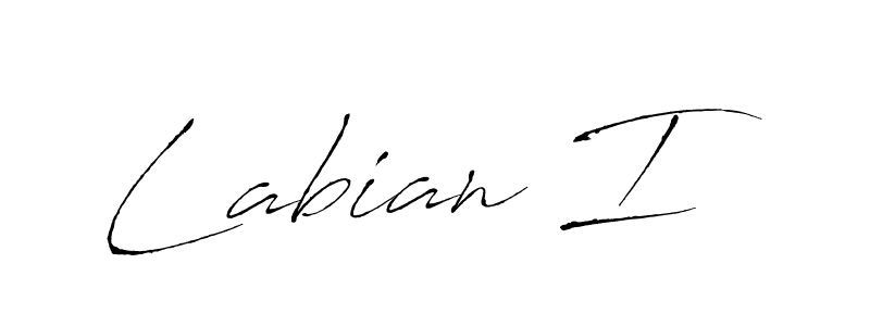 How to make Labian I signature? Antro_Vectra is a professional autograph style. Create handwritten signature for Labian I name. Labian I signature style 6 images and pictures png