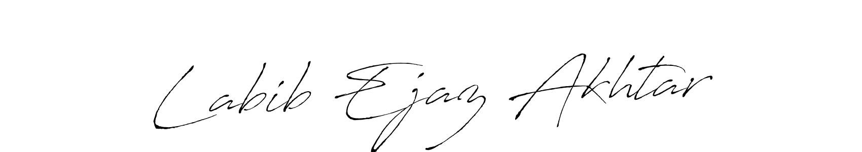 How to make Labib Ejaz Akhtar signature? Antro_Vectra is a professional autograph style. Create handwritten signature for Labib Ejaz Akhtar name. Labib Ejaz Akhtar signature style 6 images and pictures png
