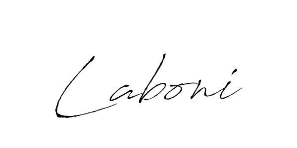 Create a beautiful signature design for name Laboni. With this signature (Antro_Vectra) fonts, you can make a handwritten signature for free. Laboni signature style 6 images and pictures png