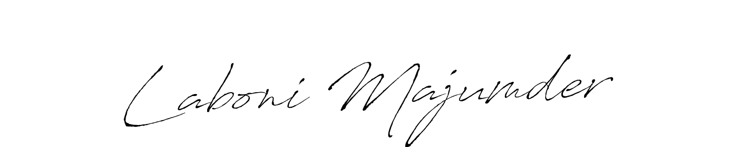 How to make Laboni Majumder name signature. Use Antro_Vectra style for creating short signs online. This is the latest handwritten sign. Laboni Majumder signature style 6 images and pictures png