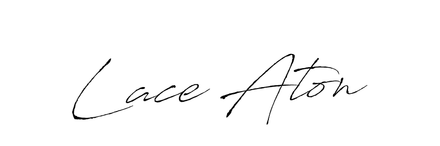 Once you've used our free online signature maker to create your best signature Antro_Vectra style, it's time to enjoy all of the benefits that Lace Aton name signing documents. Lace Aton signature style 6 images and pictures png