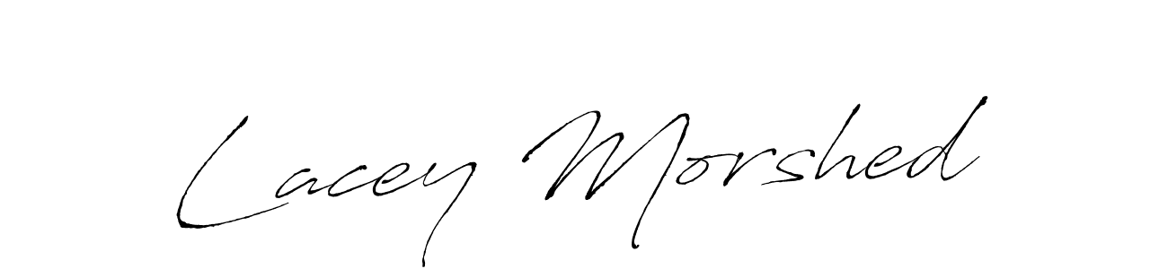 Make a short Lacey Morshed signature style. Manage your documents anywhere anytime using Antro_Vectra. Create and add eSignatures, submit forms, share and send files easily. Lacey Morshed signature style 6 images and pictures png