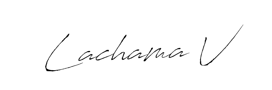 Here are the top 10 professional signature styles for the name Lachama V. These are the best autograph styles you can use for your name. Lachama V signature style 6 images and pictures png