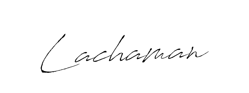 Lachaman stylish signature style. Best Handwritten Sign (Antro_Vectra) for my name. Handwritten Signature Collection Ideas for my name Lachaman. Lachaman signature style 6 images and pictures png