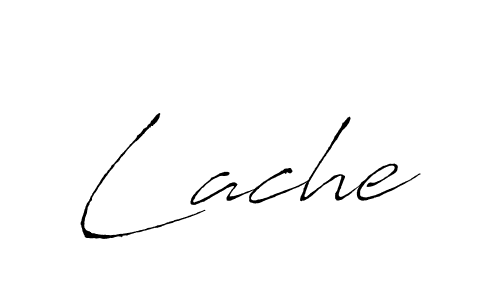 How to make Lache name signature. Use Antro_Vectra style for creating short signs online. This is the latest handwritten sign. Lache signature style 6 images and pictures png