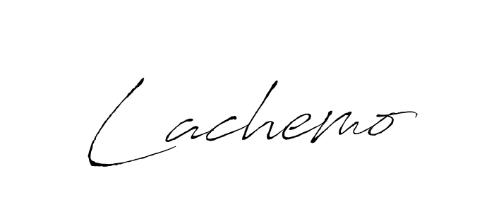 Antro_Vectra is a professional signature style that is perfect for those who want to add a touch of class to their signature. It is also a great choice for those who want to make their signature more unique. Get Lachemo name to fancy signature for free. Lachemo signature style 6 images and pictures png