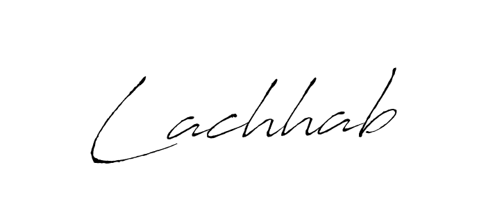 How to make Lachhab name signature. Use Antro_Vectra style for creating short signs online. This is the latest handwritten sign. Lachhab signature style 6 images and pictures png