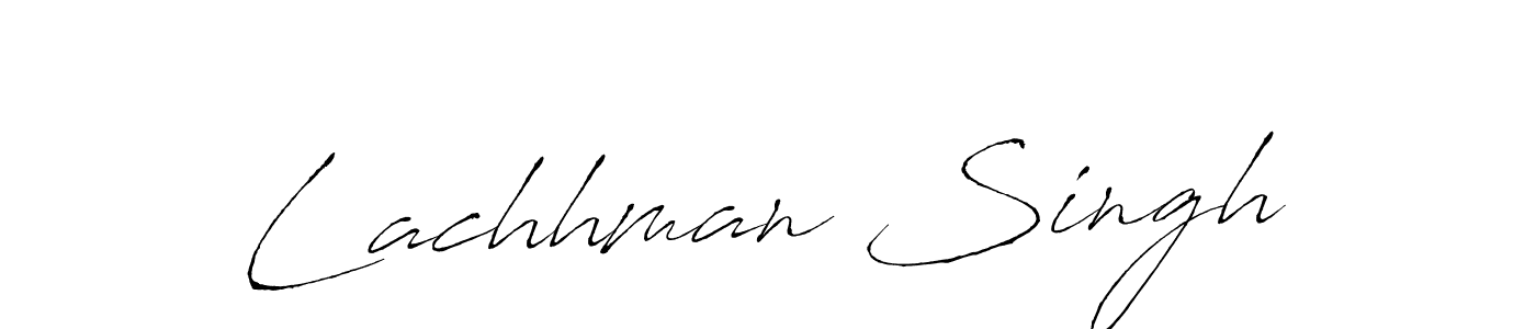 Design your own signature with our free online signature maker. With this signature software, you can create a handwritten (Antro_Vectra) signature for name Lachhman Singh. Lachhman Singh signature style 6 images and pictures png