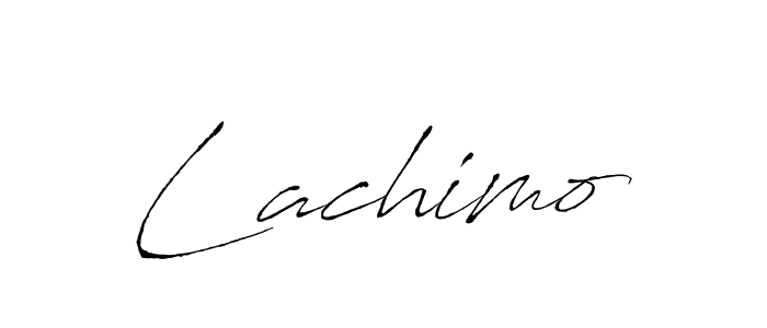 How to make Lachimo signature? Antro_Vectra is a professional autograph style. Create handwritten signature for Lachimo name. Lachimo signature style 6 images and pictures png