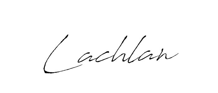 Make a beautiful signature design for name Lachlan. With this signature (Antro_Vectra) style, you can create a handwritten signature for free. Lachlan signature style 6 images and pictures png