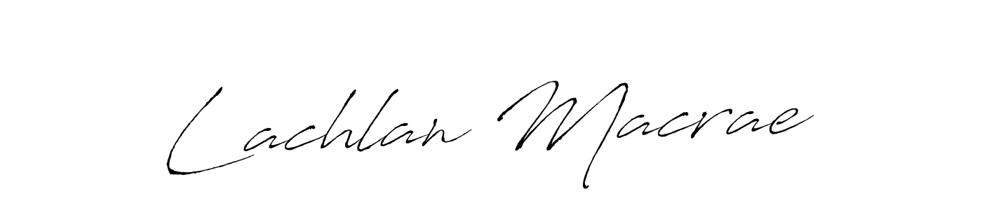 Create a beautiful signature design for name Lachlan Macrae. With this signature (Antro_Vectra) fonts, you can make a handwritten signature for free. Lachlan Macrae signature style 6 images and pictures png