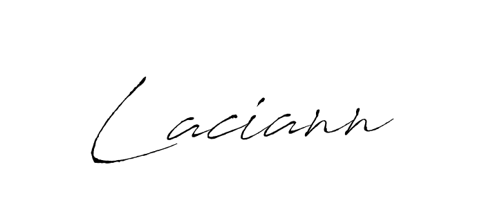 How to make Laciann name signature. Use Antro_Vectra style for creating short signs online. This is the latest handwritten sign. Laciann signature style 6 images and pictures png