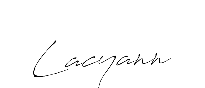 How to make Lacyann signature? Antro_Vectra is a professional autograph style. Create handwritten signature for Lacyann name. Lacyann signature style 6 images and pictures png