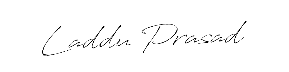 Design your own signature with our free online signature maker. With this signature software, you can create a handwritten (Antro_Vectra) signature for name Laddu Prasad. Laddu Prasad signature style 6 images and pictures png