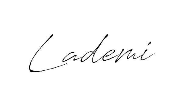 Antro_Vectra is a professional signature style that is perfect for those who want to add a touch of class to their signature. It is also a great choice for those who want to make their signature more unique. Get Lademi name to fancy signature for free. Lademi signature style 6 images and pictures png