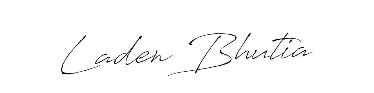 Make a beautiful signature design for name Laden Bhutia. Use this online signature maker to create a handwritten signature for free. Laden Bhutia signature style 6 images and pictures png