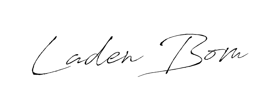 Design your own signature with our free online signature maker. With this signature software, you can create a handwritten (Antro_Vectra) signature for name Laden Bom. Laden Bom signature style 6 images and pictures png
