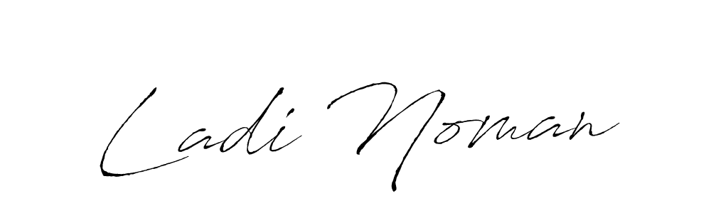 Ladi Noman stylish signature style. Best Handwritten Sign (Antro_Vectra) for my name. Handwritten Signature Collection Ideas for my name Ladi Noman. Ladi Noman signature style 6 images and pictures png