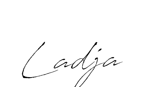 if you are searching for the best signature style for your name Ladja. so please give up your signature search. here we have designed multiple signature styles  using Antro_Vectra. Ladja signature style 6 images and pictures png
