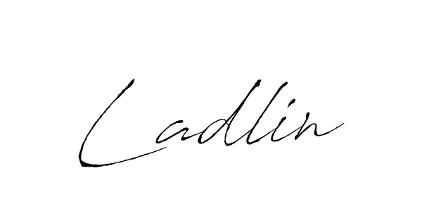 Ladlin stylish signature style. Best Handwritten Sign (Antro_Vectra) for my name. Handwritten Signature Collection Ideas for my name Ladlin. Ladlin signature style 6 images and pictures png