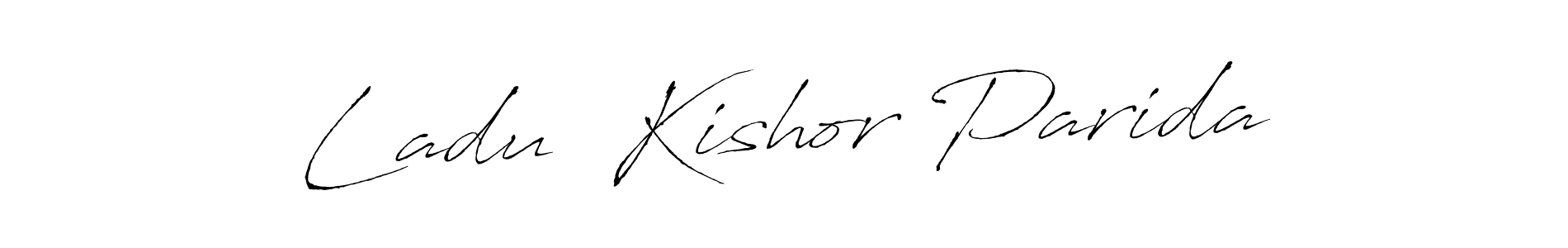 You can use this online signature creator to create a handwritten signature for the name Ladu  Kishor Parida. This is the best online autograph maker. Ladu  Kishor Parida signature style 6 images and pictures png