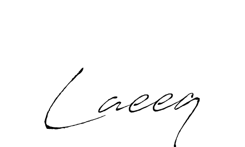 Use a signature maker to create a handwritten signature online. With this signature software, you can design (Antro_Vectra) your own signature for name Laeeq. Laeeq signature style 6 images and pictures png
