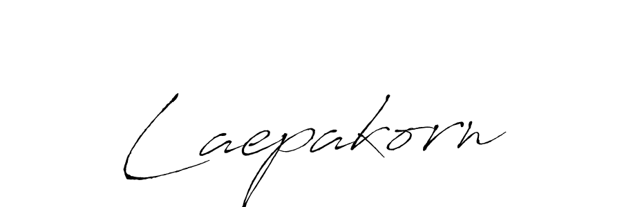 Make a beautiful signature design for name Laepakorn. With this signature (Antro_Vectra) style, you can create a handwritten signature for free. Laepakorn signature style 6 images and pictures png
