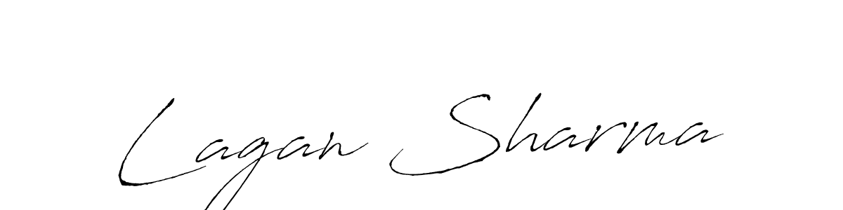 Antro_Vectra is a professional signature style that is perfect for those who want to add a touch of class to their signature. It is also a great choice for those who want to make their signature more unique. Get Lagan Sharma name to fancy signature for free. Lagan Sharma signature style 6 images and pictures png