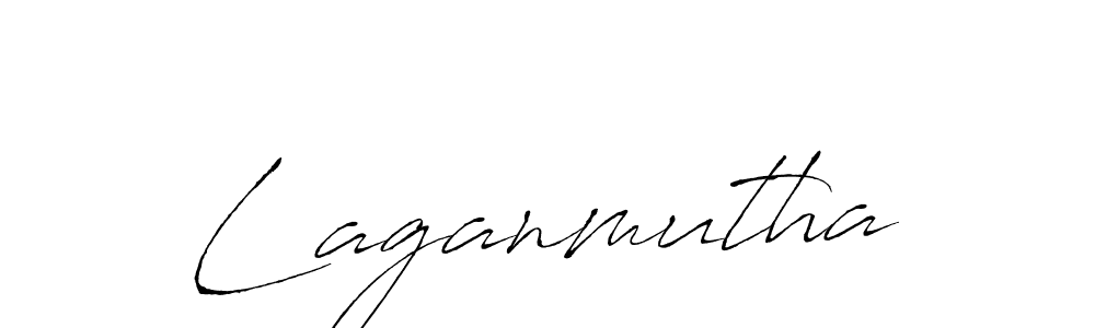 You should practise on your own different ways (Antro_Vectra) to write your name (Laganmutha) in signature. don't let someone else do it for you. Laganmutha signature style 6 images and pictures png