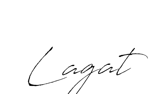Use a signature maker to create a handwritten signature online. With this signature software, you can design (Antro_Vectra) your own signature for name Lagat. Lagat signature style 6 images and pictures png