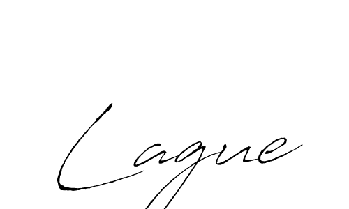 Create a beautiful signature design for name Lague. With this signature (Antro_Vectra) fonts, you can make a handwritten signature for free. Lague signature style 6 images and pictures png