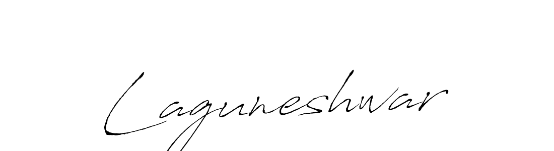 Make a beautiful signature design for name Laguneshwar. With this signature (Antro_Vectra) style, you can create a handwritten signature for free. Laguneshwar signature style 6 images and pictures png