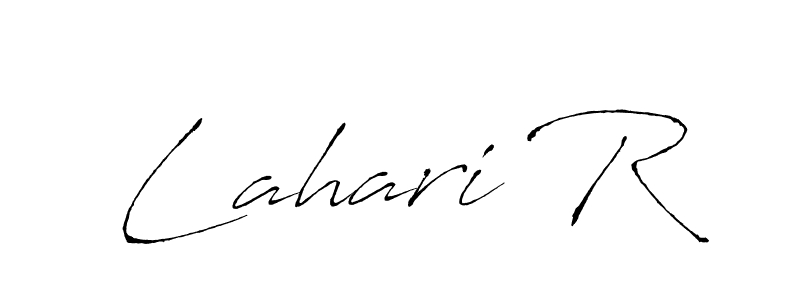 You should practise on your own different ways (Antro_Vectra) to write your name (Lahari R) in signature. don't let someone else do it for you. Lahari R signature style 6 images and pictures png