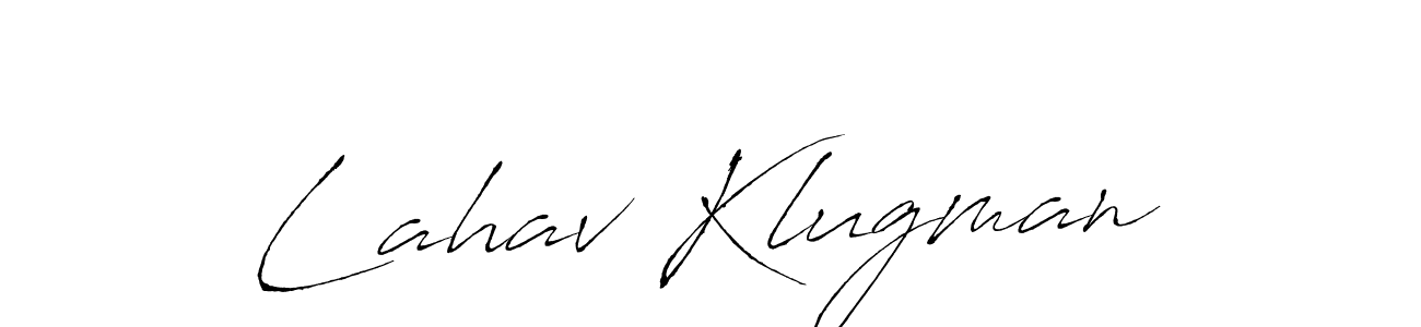 Also we have Lahav Klugman name is the best signature style. Create professional handwritten signature collection using Antro_Vectra autograph style. Lahav Klugman signature style 6 images and pictures png