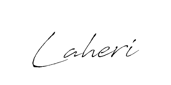 How to make Laheri name signature. Use Antro_Vectra style for creating short signs online. This is the latest handwritten sign. Laheri signature style 6 images and pictures png